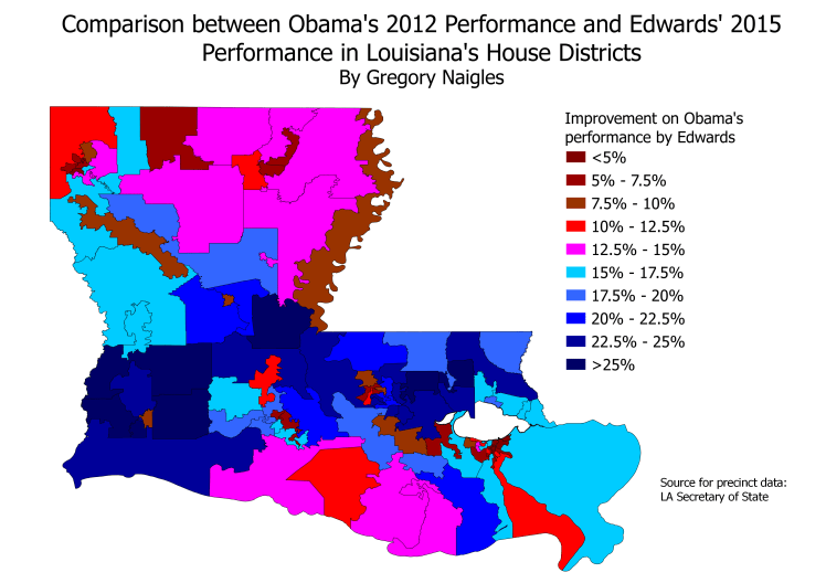 LA 15Gov by HD compared to 12Pres by HD