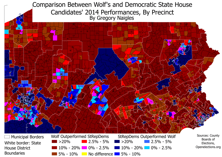 PA 14StRep compared to 14Gov