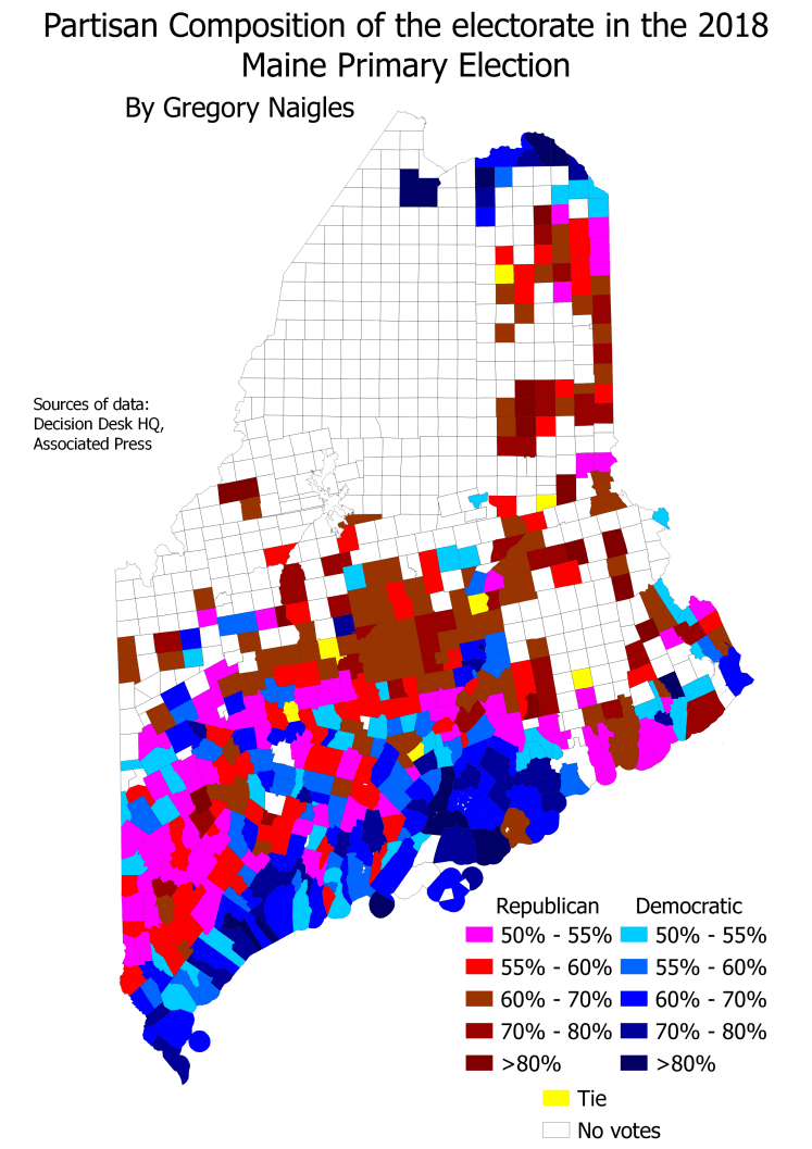 ME 18Primary Partisan Composition