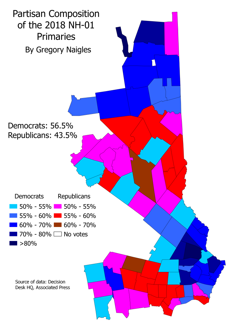 NH 18Primary CD01 partisan composition