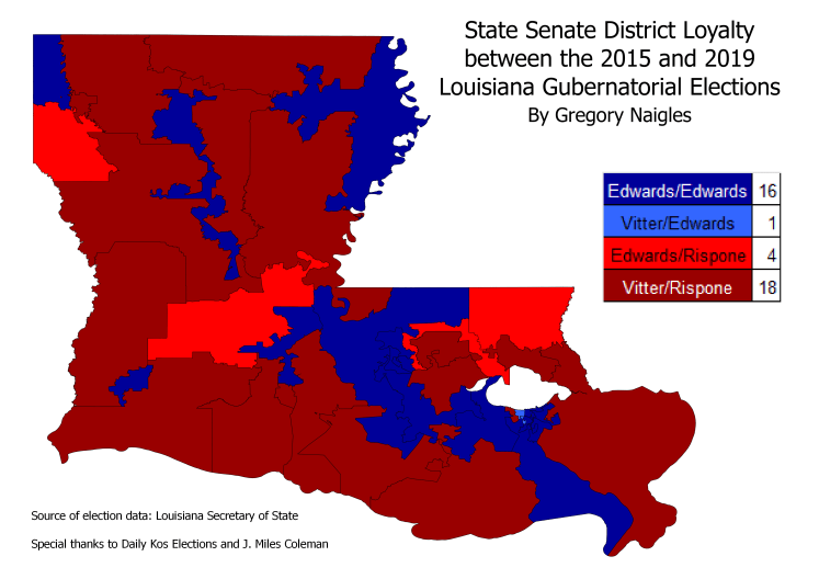 LA 19Gov by SD loyalty comp to 15Gov